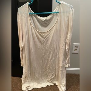 White New York & Company Long Sleeve Tee